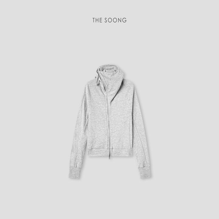 THESOONG|’独家定制欧文系列‘面罩帽衫云感松软连帽外套HWWT7658