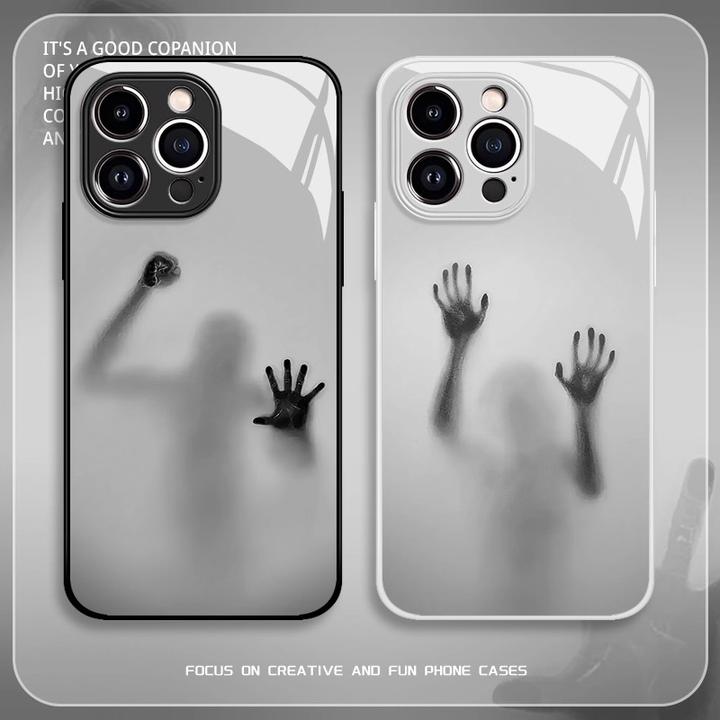 挣脱束缚手机壳适用苹果16promax艺华为暗黑小众高级感新款小米15