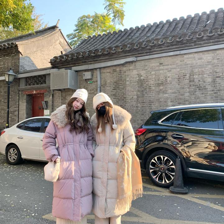 EIA一尧【一件暖暖过冬】90白鸭绒长羽绒服收腰保暖可拆卸狐狸毛领