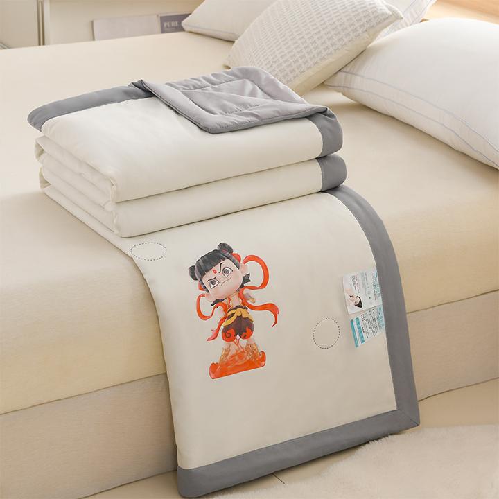 A类母婴级夏被卡通空调被夏被可机洗被芯单双人学生宿舍薄款被子