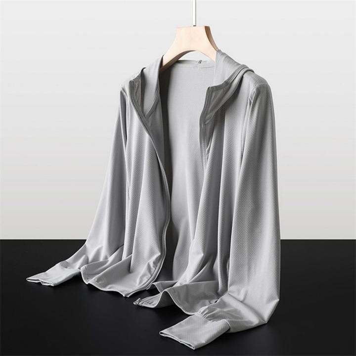 透气轻薄男生休闲日系外套防晒衣连帽潮流春夏季防晒服皮肤衣简约