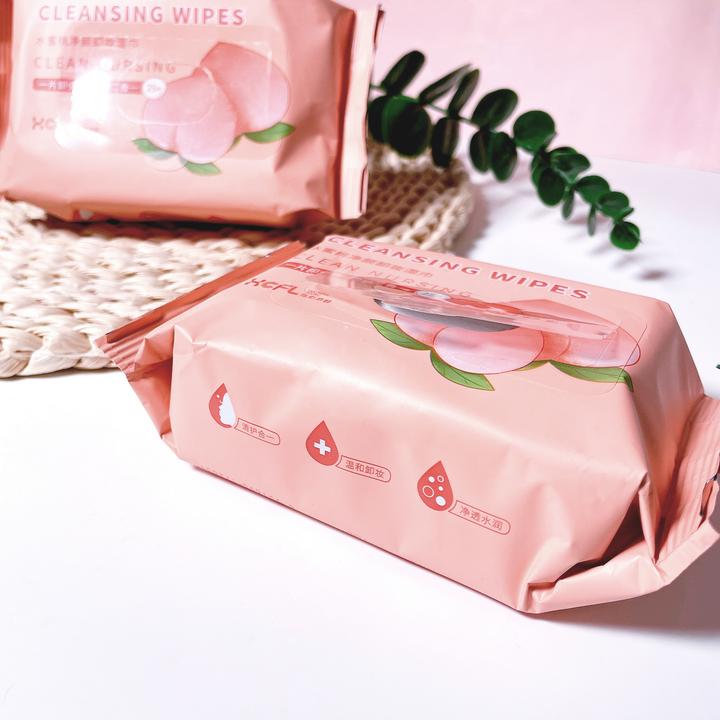 水蜜桃净颜卸妆湿巾