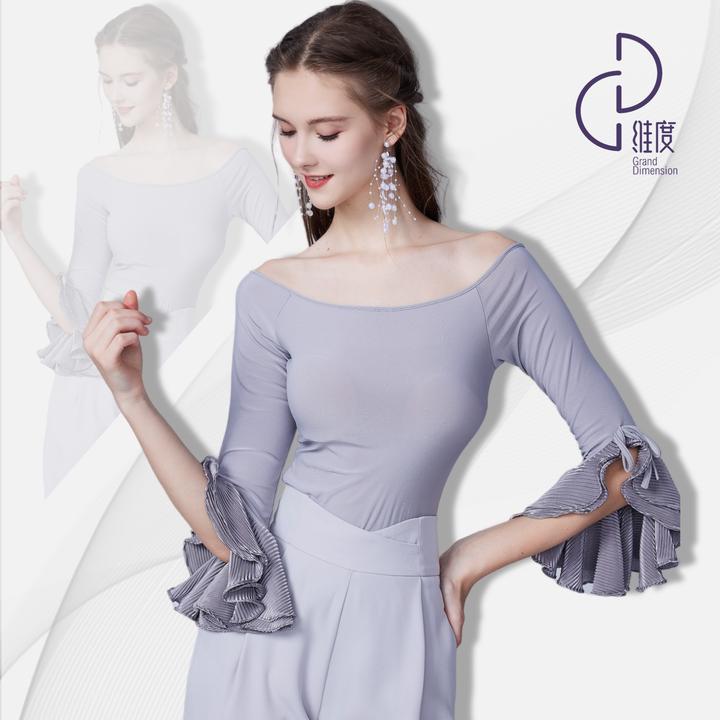 【维度舞服】Y473新品女士上衣摩登舞蹈服新款