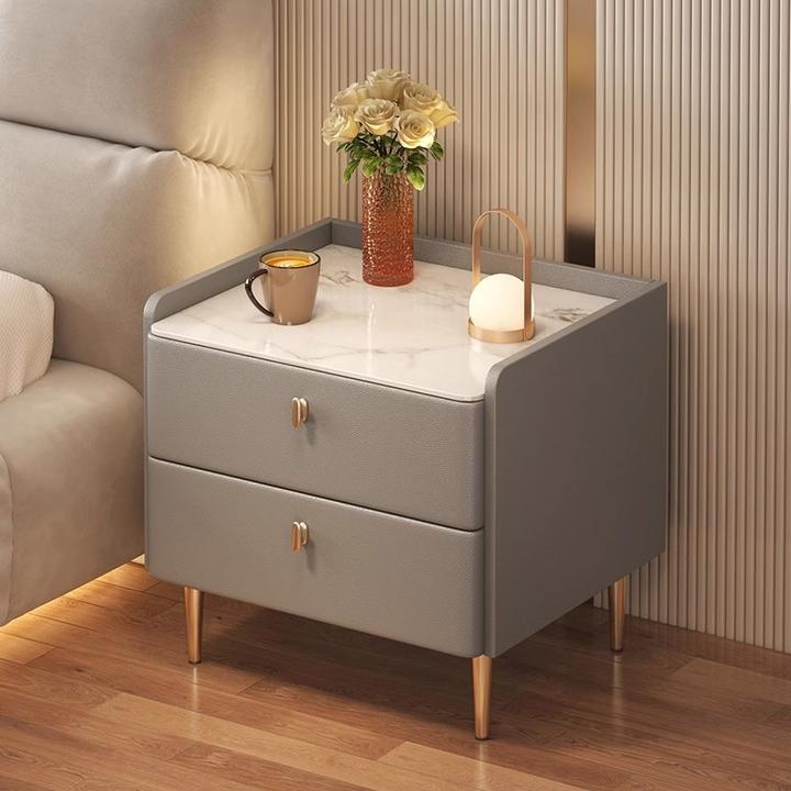 床头柜简约现代简易床边小型家用卧室2025轻奢高级感创意收纳柜子