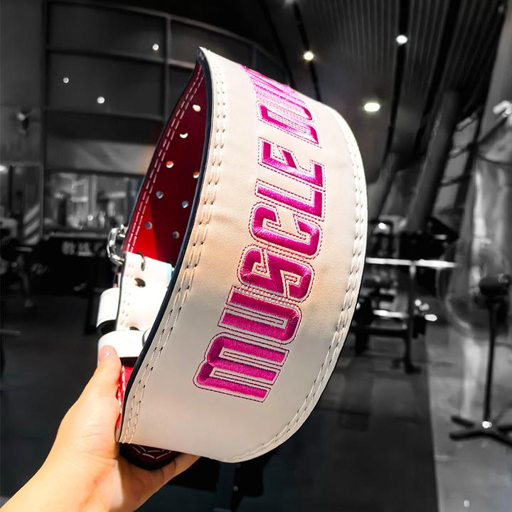 肌肉公爵举重健身腰带护腰带深蹲硬拉男女士力量训练专业加厚腰部