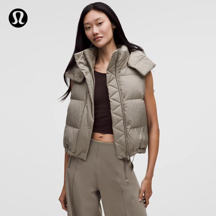 Wunder Puff 女士短款羽绒马甲 防风 拒水丨lululemon丨LW4CAES
