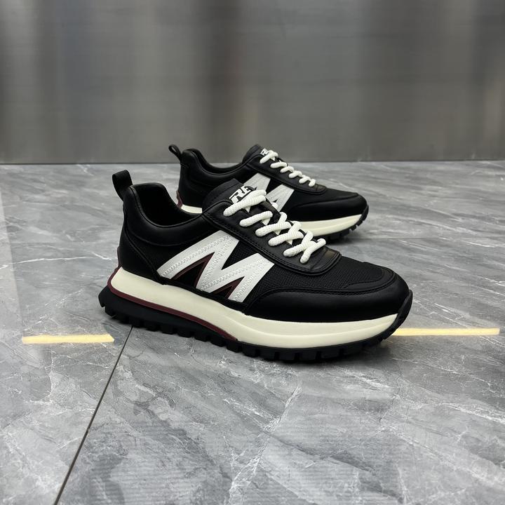 广州真皮男鞋厚底拼色耐磨夏季透气时尚休闲鞋舒适软底潮流运动鞋