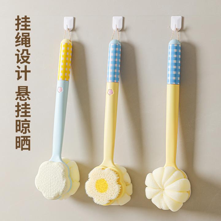 金铂喜三合一洗澡刷长柄洗澡刷沐浴刷省力搓背刷洗浴磨脚石双面