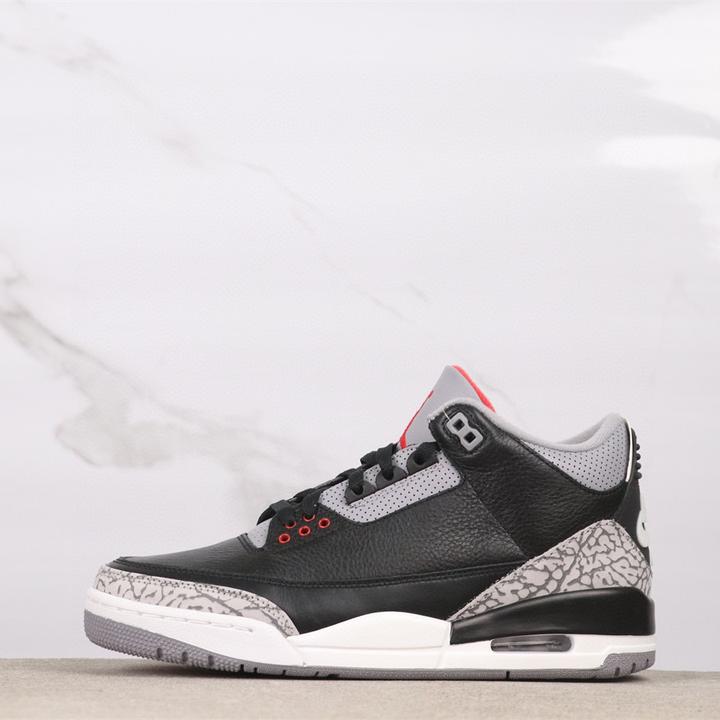 AJ3复刻黑水泥男鞋气垫运动鞋篮球鞋情侣时尚女复古休闲跑步鞋