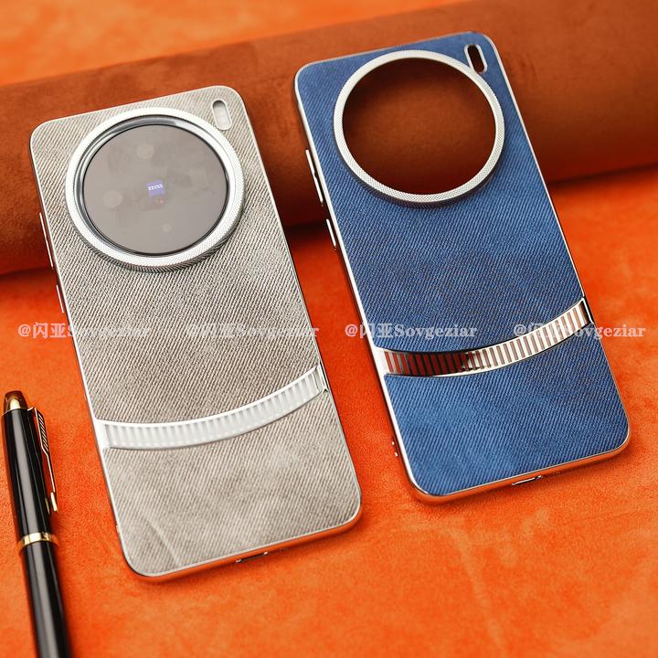 【电镀拼接+牛仔布】适用于VIVO X200/Pro手机壳纹超薄裸机防摔Mini