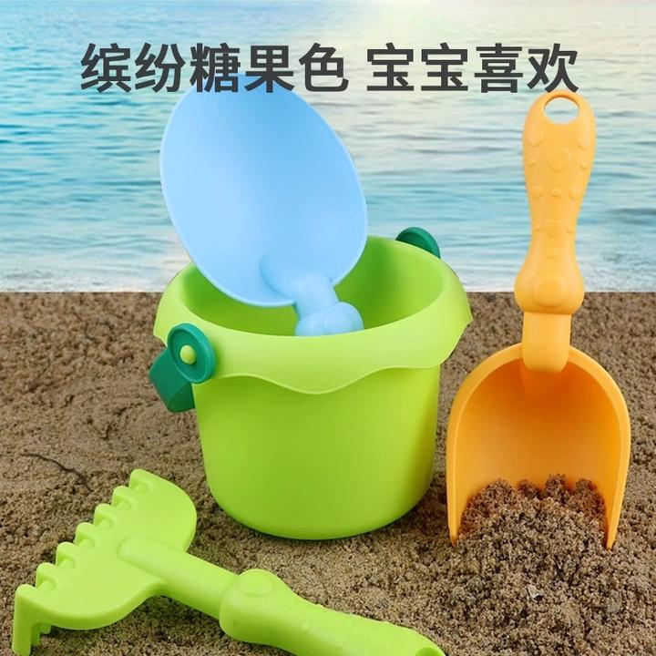 儿童沙滩玩具宝宝海边玩挖沙戏水沙漏户外挖土沙子工具铲子桶套装