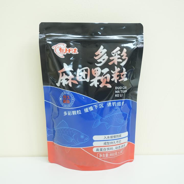 多彩麻团颗粒炮 优选高蛋白缓慢下沉 强效快速诱鱼 持久不烂打窝