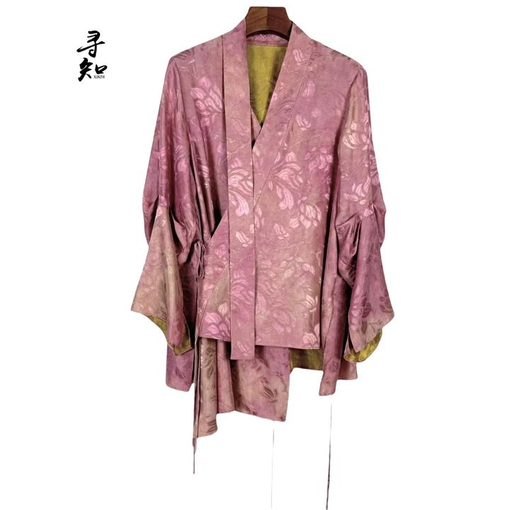 寻知·朱总原创设计XZS117J棠霞引流云袖上衣