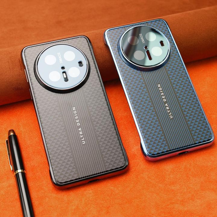 适用于华为Mate70/Pro手机壳无边框保时捷源纹超薄裸机防摔新款