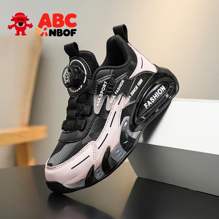 ABC NBOF童鞋女童运动鞋2025秋冬新皮面防水儿童鞋子中大童老爹鞋