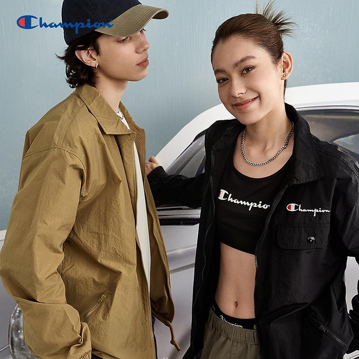 【美式翻领夹克】冠军25春夏新品运动流光风潮流百搭户外欧若动感风