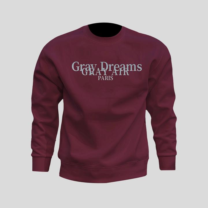 ohmmayby美式潮牌卫衣圆领宽松男秋冬季时尚潮流印花长袖休闲打底