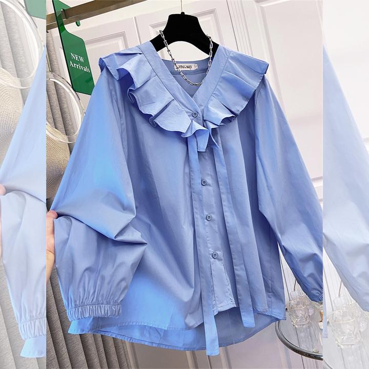欧洲站高端早秋2025时尚新款女装高级感漂亮法式衬衫穿搭上衣欧货