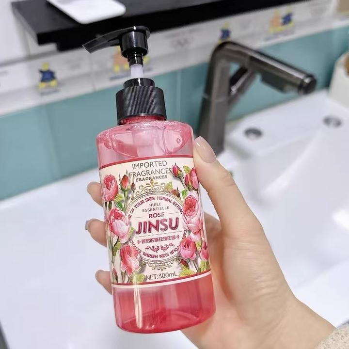 新疆【2瓶】300ml/瓶玫瑰香氛大瓶装洗手液按压温和护手居家
