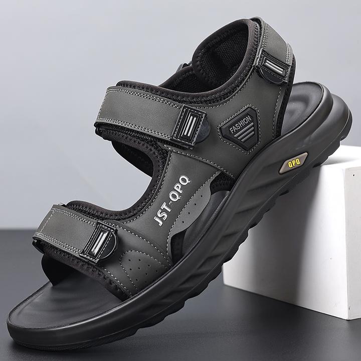 头层牛皮真皮凉鞋男款新款夏季软底凉鞋防滑软底凉拖鞋开车外穿