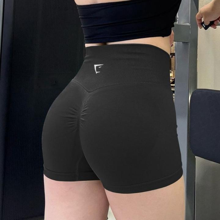 【Gym鲨鱼标】健身裤蜜桃臀高弹提臀运动健身瑜伽裤跑步高腰短裤