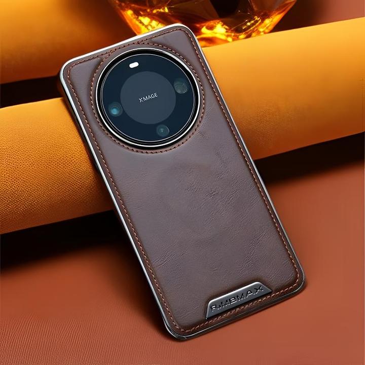 皮质磁吸适用华为mate70pro+手机壳mate60防摔高档高级感新款男士