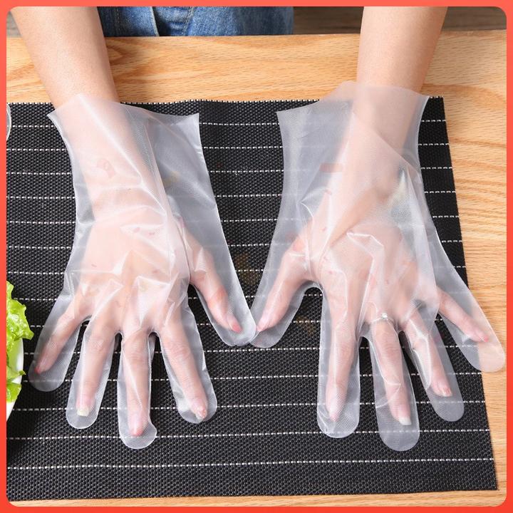 一次性手套磨砂CPE加厚加大塑料食品卫生500只食品级一次性手套