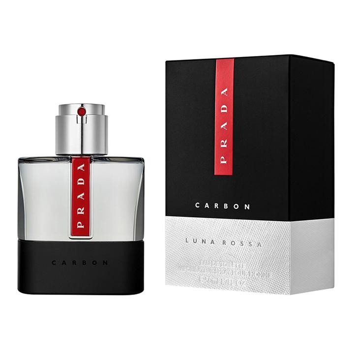 Prada/普拉达红月号劲碳黑炫黑男士淡香水EDT馥奇调50 100ml 礼物