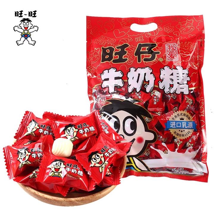 旺旺 旺仔牛奶糖 318g 新年婚庆喜糖年货糖果零食休闲办公零嘴