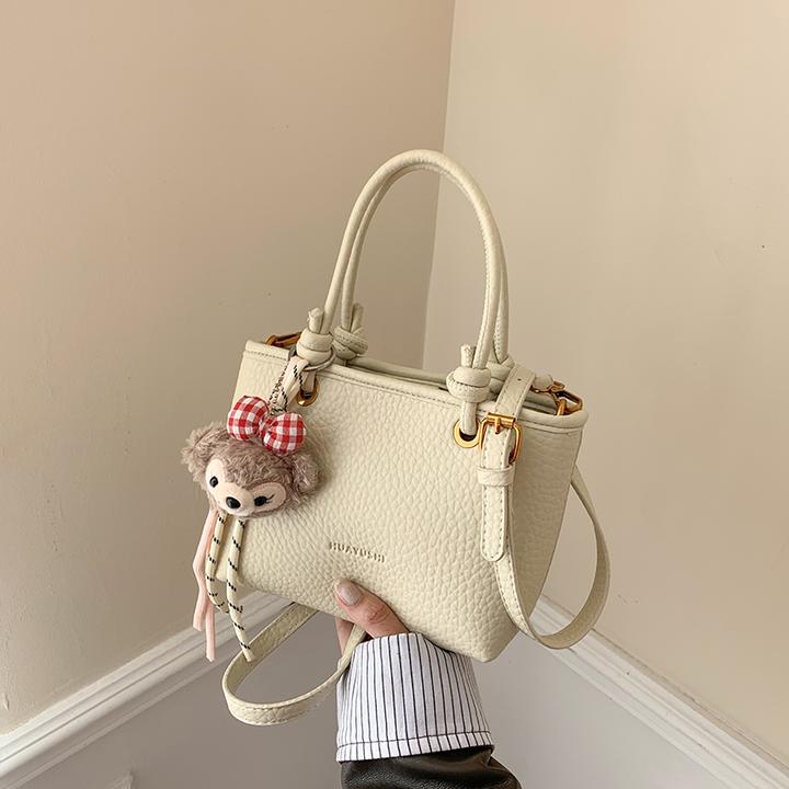 新款2025春季氛围感小包包时尚手提包水桶包复古洋气通勤斜挎包