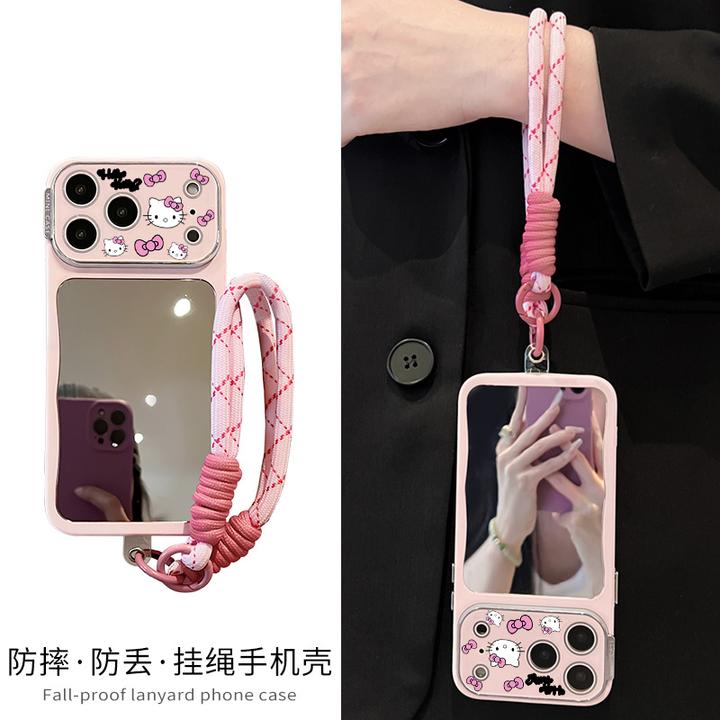 HelloKitty镜面适用苹果17Promax手机壳新款iPhone17Pro全包镜子