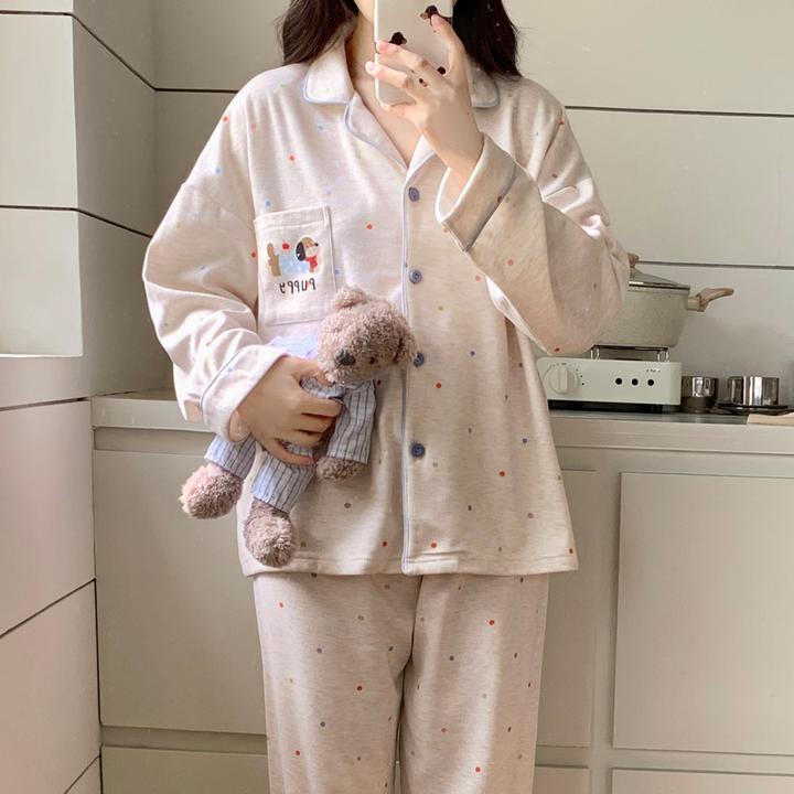 秋冬季睡衣女款爆款2025新款高颜值加厚加绒保暖羊绒家居服两件套