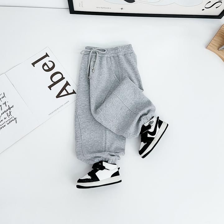 儿童裤子秋冬款男童运动裤2025秋新款秋装 BAO25036 悠悠童话童装