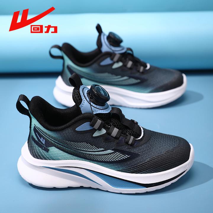 回力童鞋跑步鞋2025冬季加绒轻便软底雪地靴中大童休闲百搭运动鞋