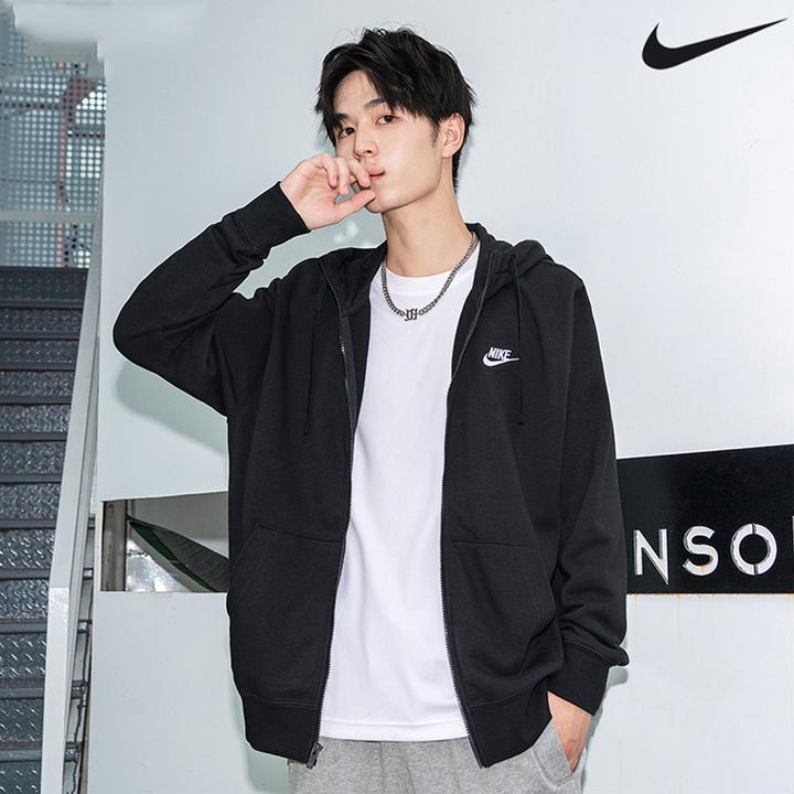 Nike耐克男外套2025秋季新款训练运动休闲健身连帽夹克BV2649-010