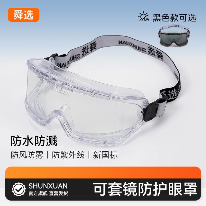 骑行护目镜可戴近视镜防风户外登山防尘防沙防雾工业劳保眼镜骑手