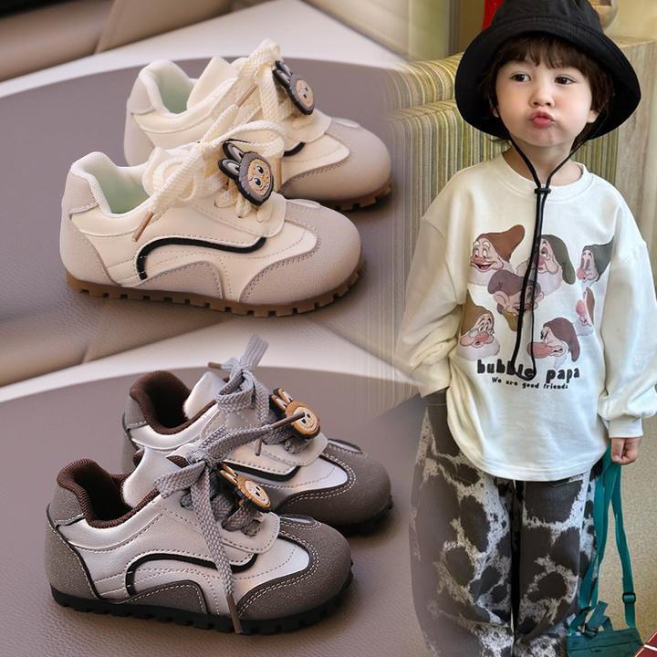 儿童阿甘鞋春秋新款男童软底休闲板鞋魔术贴百搭透气防滑学步鞋