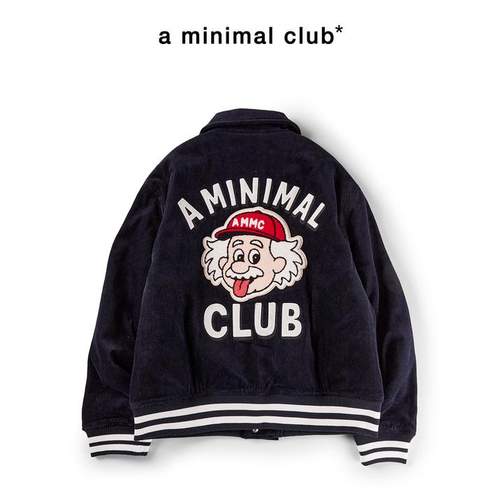 NPC潮牌a minimal club美式复古趣味灯芯绒棒球服棉服AM5APJ08