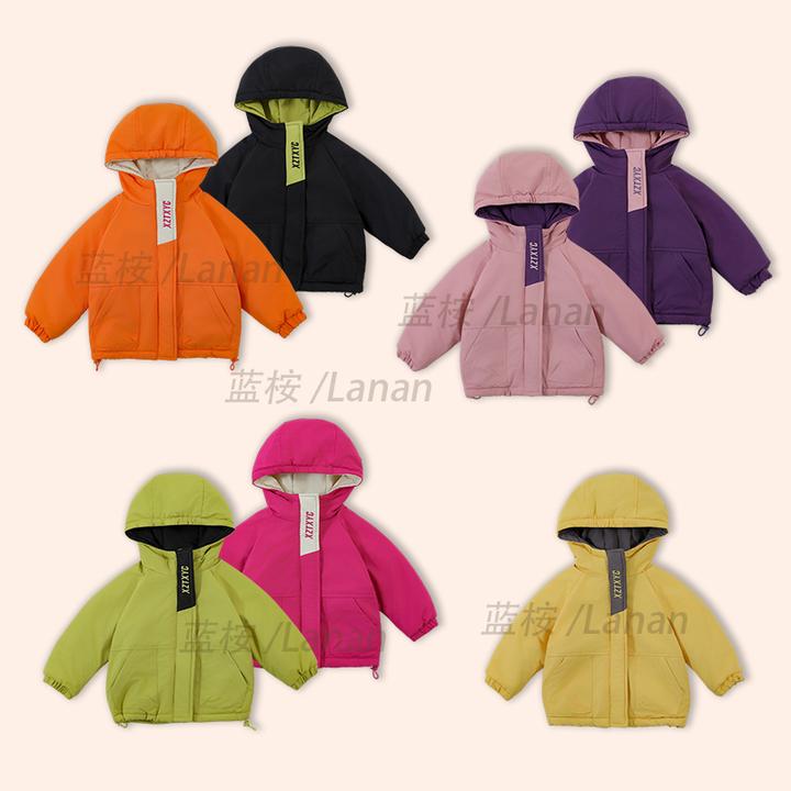 儿童外套女童男童宝宝加绒加厚中大童小童秋冬春秋洋气休闲保暖