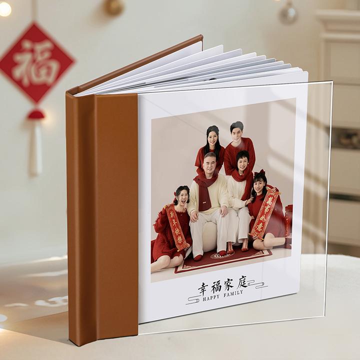 婚纱照相册定制全家福家庭相册本大容量纪念制作影集照片精修入册