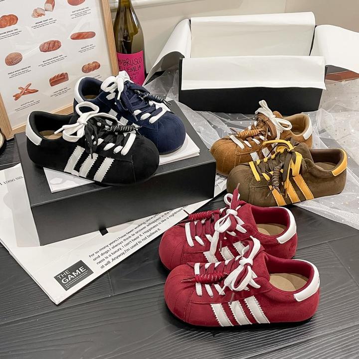 卡皮巴拉仙女小蜜蜂圆头德训休闲女2025秋季新款休闲百搭时尚女鞋