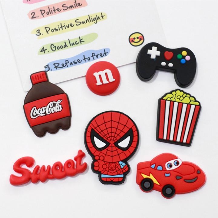 漫威钢铁侠蝙蝠侠3D软胶diy手机壳装饰贴画水杯贴电动车贴冰箱贴