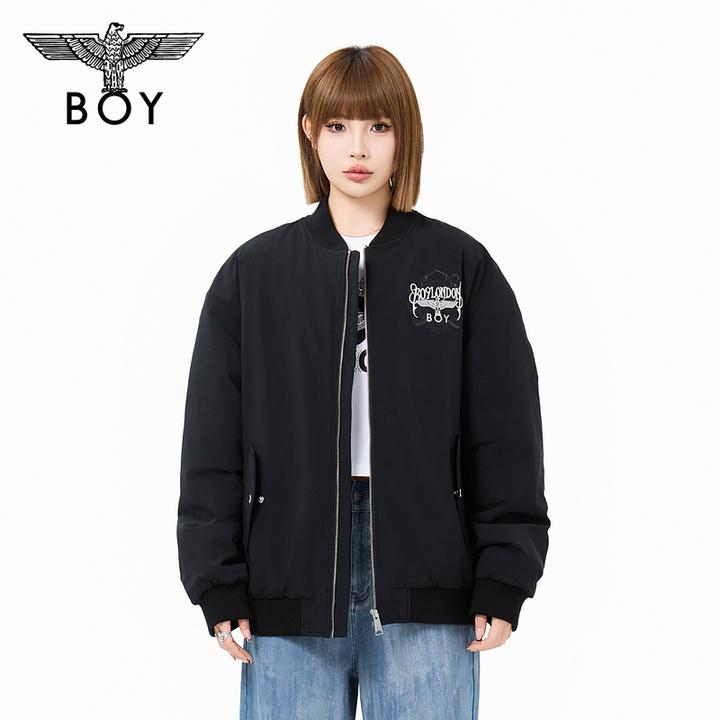 BOY LONDON中性款时尚潮流百搭通勤短款棉服N29001