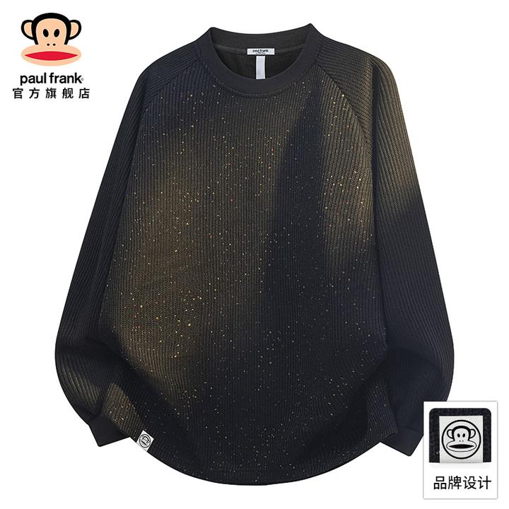paul frank/大嘴猴潮牌满天星圆领卫衣男款秋冬新款休闲长袖上衣