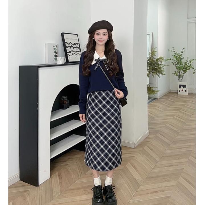 IEF/爱依服2025秋季新款时尚气质收腰显瘦上下套裙两件套