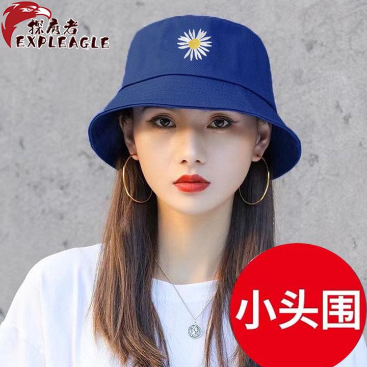新款渔夫帽子女韩版百搭时尚遮阳帽春夏季户外防晒沙滩休闲太阳帽