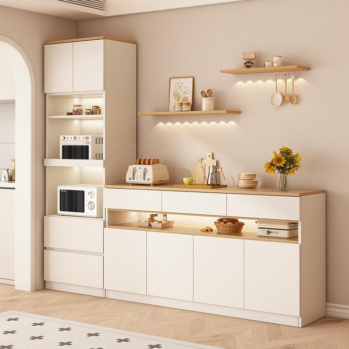 餐边柜吊柜靠墙现代简约家用餐厅客厅置物架酒柜储物柜可定制落地