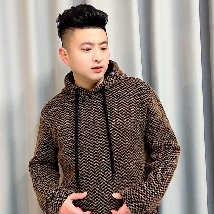 男装新款加厚加绒带帽新款款品质百搭气质潮流长袖韩版休闲S1302