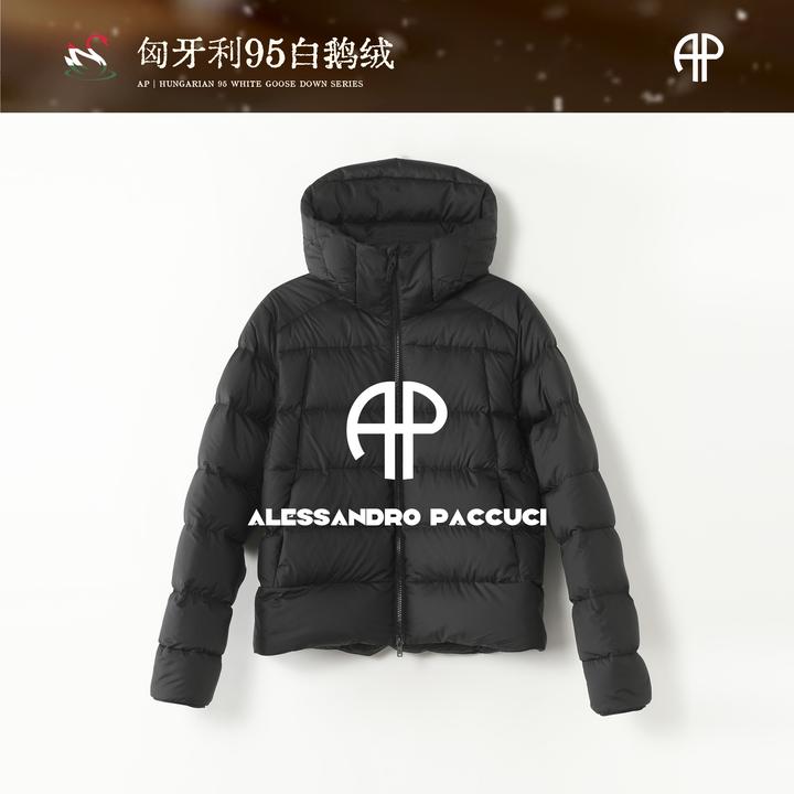AP洛哥54024RR【排骨鸟】匈牙利进口95白鹅绒连帽羽绒服/女装