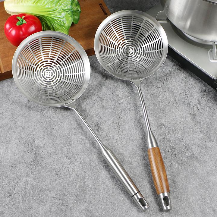 漏勺304不锈钢家用厨房火锅专用过滤网漏商用加厚油炸耐高温